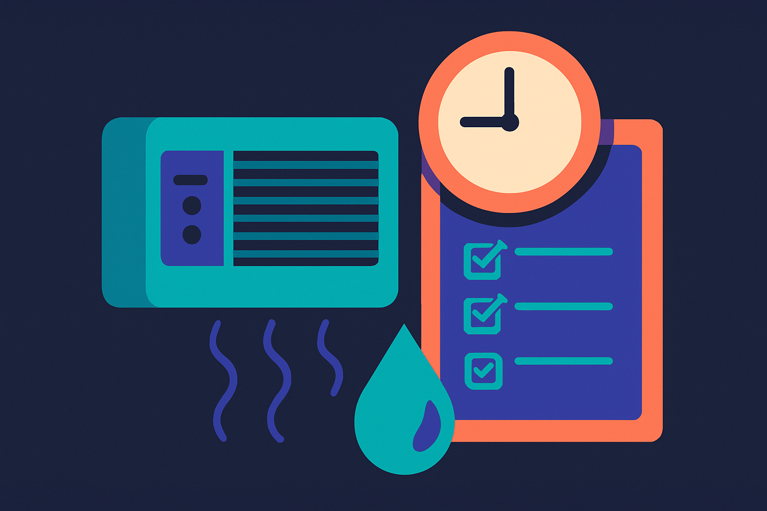 A concrete, representative image for the bottleneck: "AC Testing Standards are outdated " — Air Conditioning (AC) Testing Standards are outdated and don’t accurately reflect humidity conditions and performance